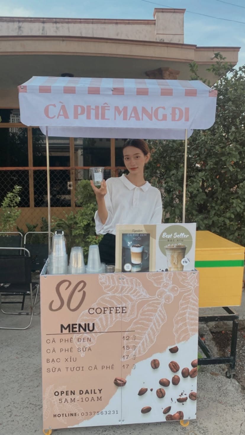 Xe cà phê "SO" đầu tiên tại Cam Ranh